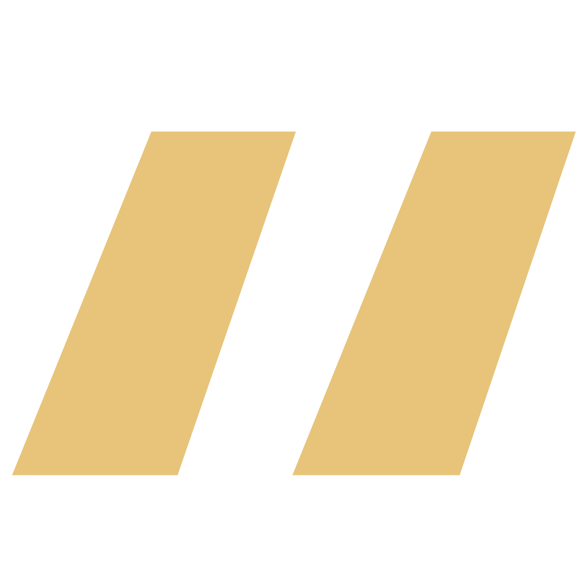 “ “